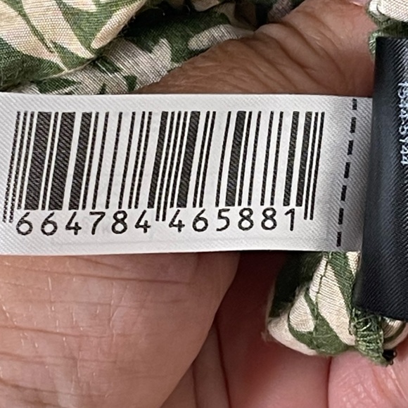 ba&sh Tarmac Long Sleeve Button Up Front Tie Top Womens Size 1 (US4) Green - Picture 15 of 15